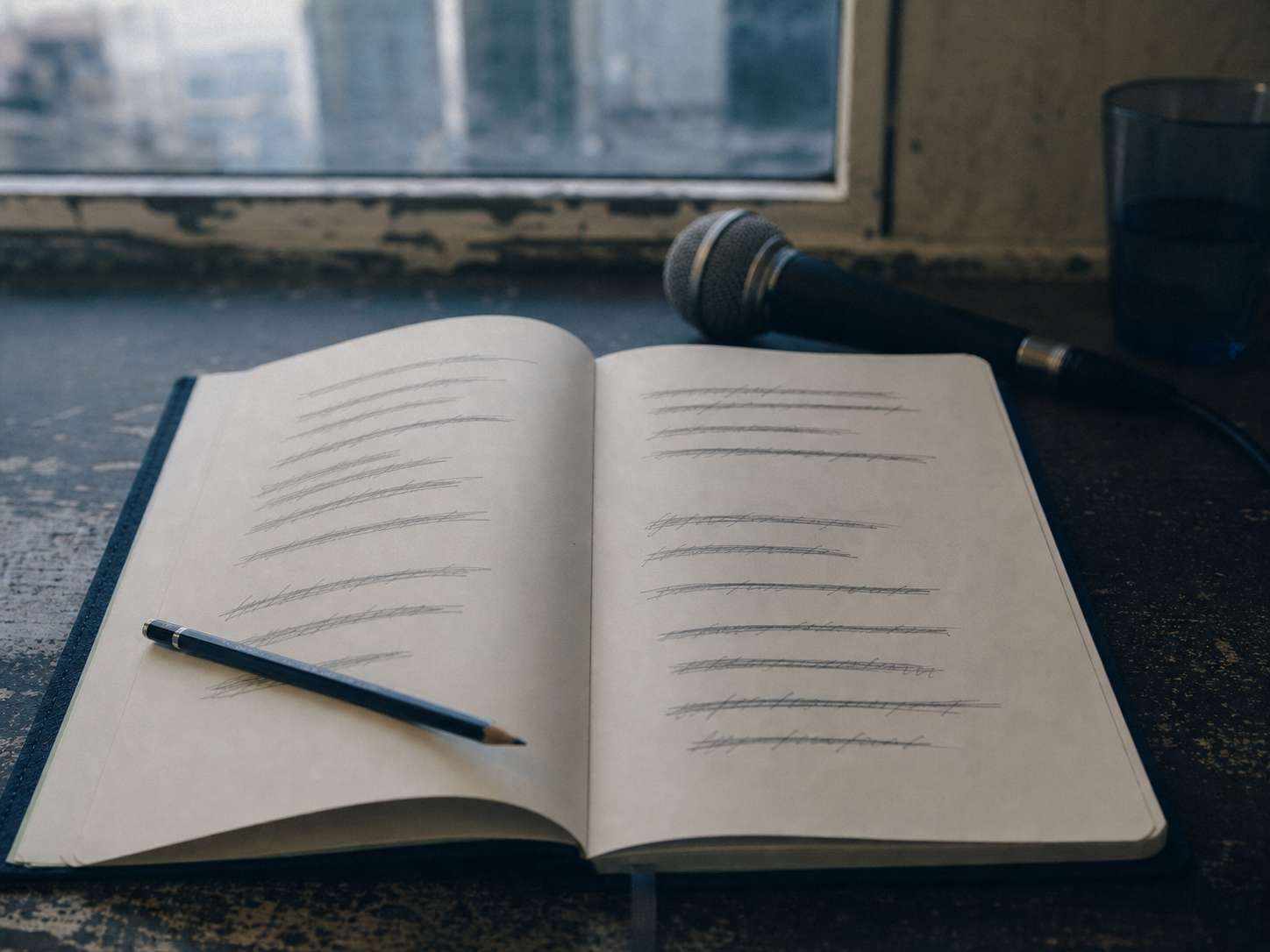 『歌詞の余白には、歌わない言葉が増えていく』に残した、人物のいない小物や風景の観測写真。