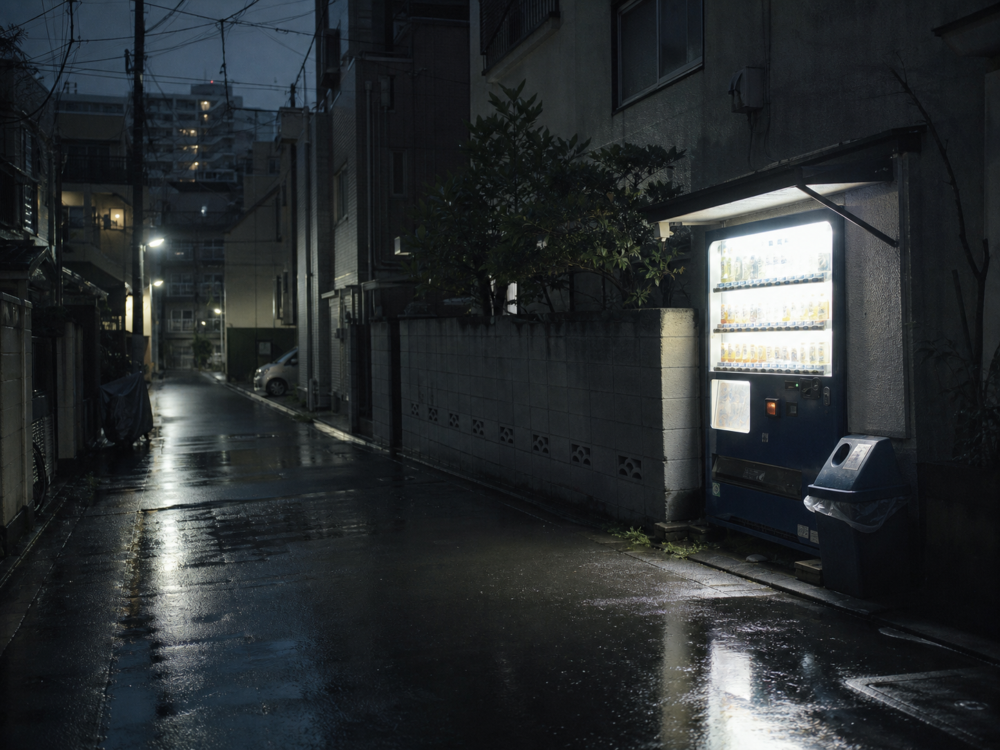 『夕方の自販機は、雨上がりだけ明るすぎる』に残した、人物のいない小物や風景の観測写真。